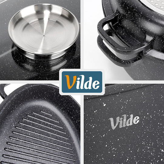 Vilde Γάστρα Οβάλ με Γυάλινο Καπάκι 39cm