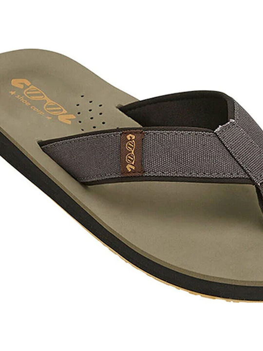 Ανδρικά Flip Flops Ανατομικά Χακί