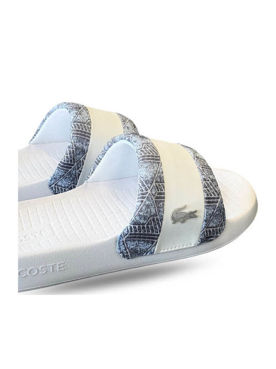 Men's White Slides