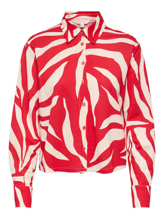 Long Sleeve Women's Shirt Barbados Cherry