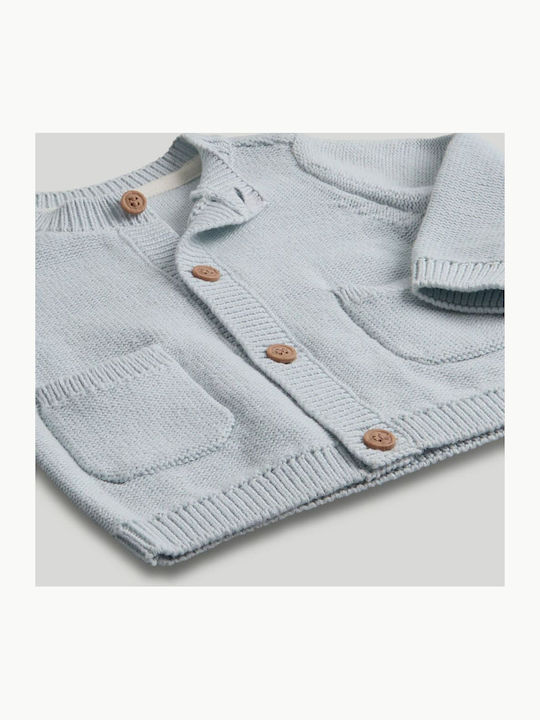 Kids Knitted Blue Cardigan