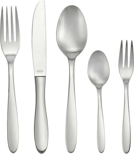 Rosle Cutlery Set Stainless Steel Gray 60 Pieces