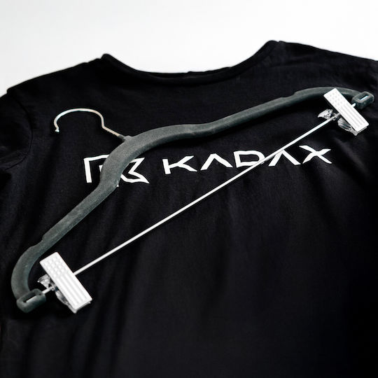 Kadax Κρεμάστρα Ντουλάπας για Παντελόνια Πλαστική Γκρι 38537 6τμχ