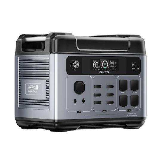OUKITEL P2001 Plus Powerstation 2400W 2048Wh με Μπαταρία LiFePO4 Smart App Control Fast Charge 1800W / Solar Input 500W 545-250