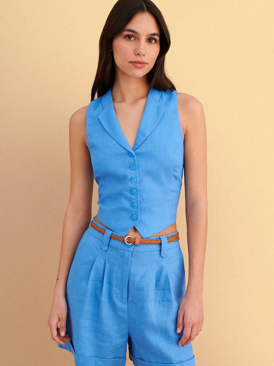 Blue Women's Vest