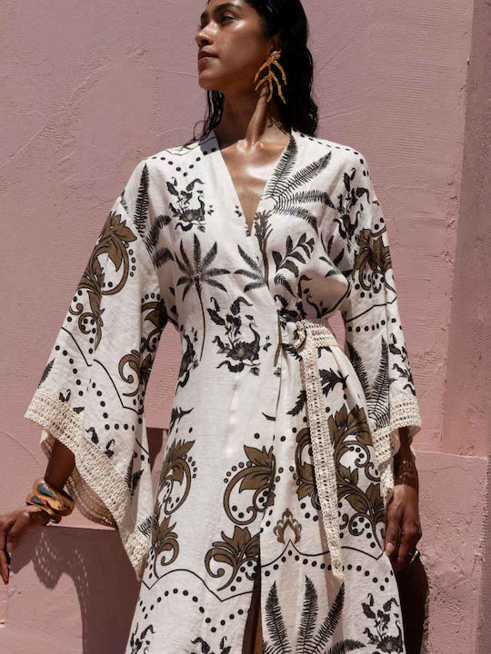 Women's Kimono Beige