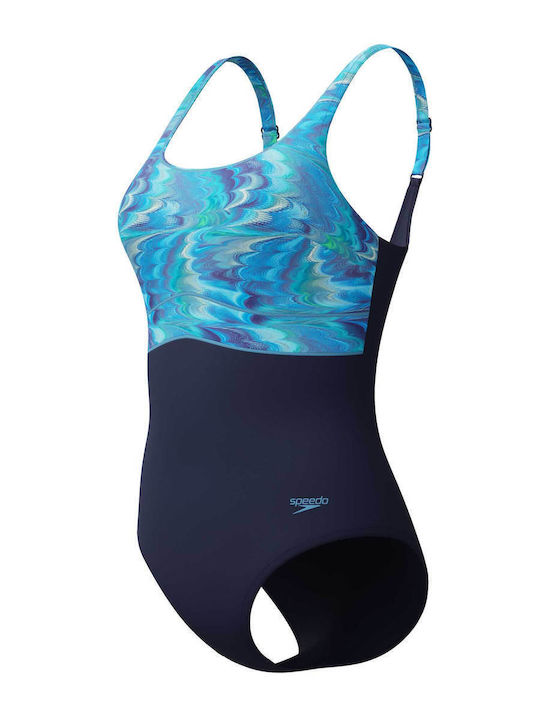 Sportlicher Badeanzug Blau