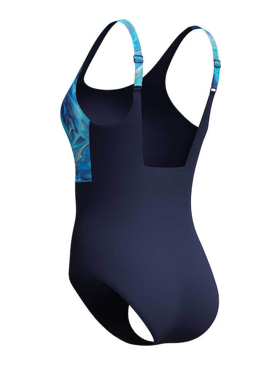 Sportlicher Badeanzug Blau