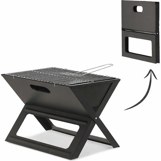 Chomik Tragbare Holzkohlegrill Mit einem Deckel 45x30cm