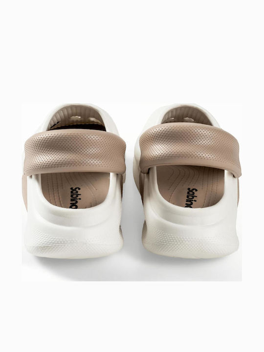 Sabino Women's White Clogs