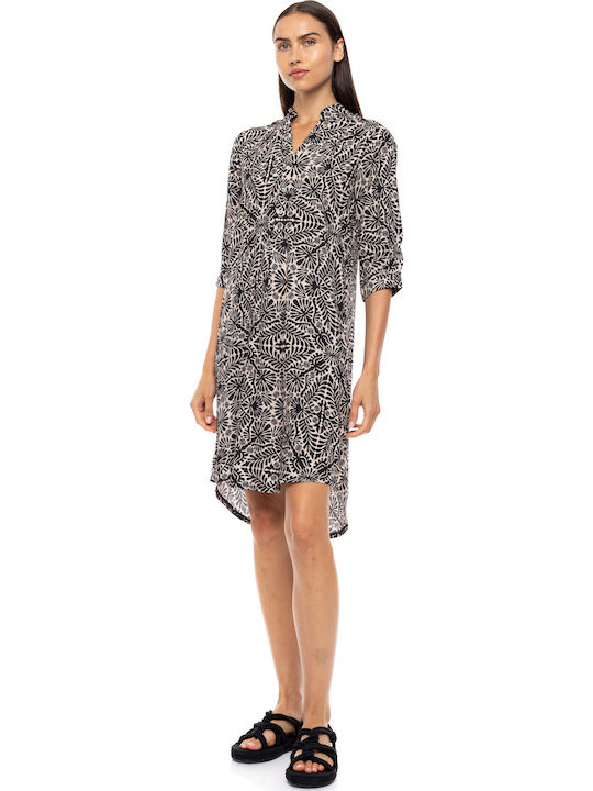Pink Label Damenbademode Beiges Kaftan