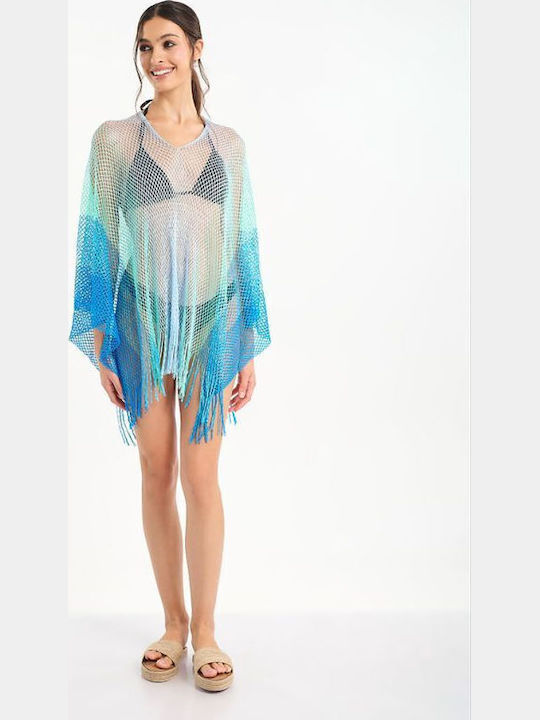 Ble Resort Collection Damenkimono Für Strand Blau