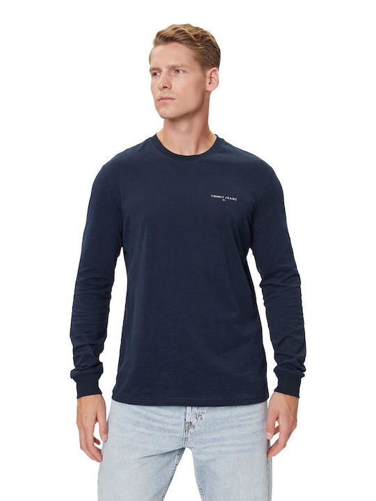 Long Sleeve Blue Blouse