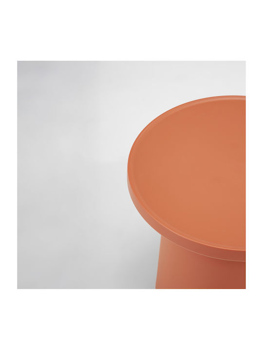 Round Side Table Domi Terracotta 47x47x46 cm