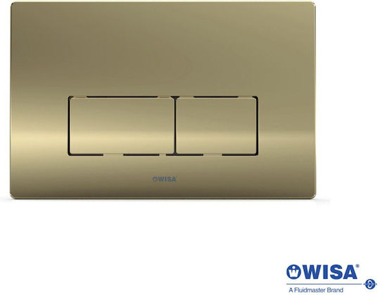 Wisa Spülplatten für Toiletten Doppelspülung