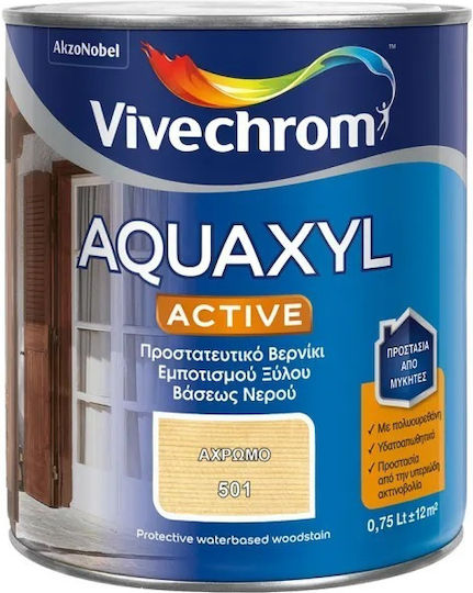 Vivechrom Aquaxyl Συντηρητικό Ξύλου Νερού Άχρωμο Ματ 2.5lt