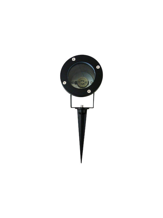 Gtv Gtv Außenstehlampe Für Außenbereich IP65 Für Lampenbirnensockel GU10 Schwarz