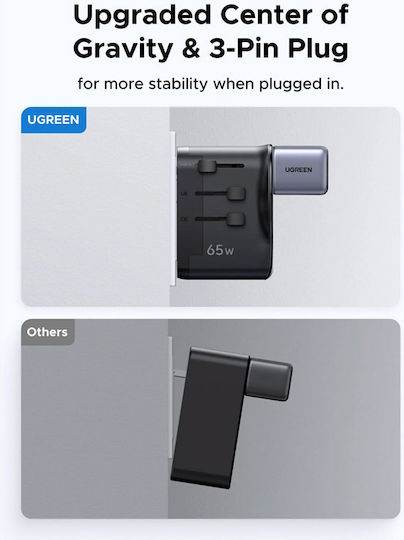 Ugreen Adaptor Priză de la Universal în Universal