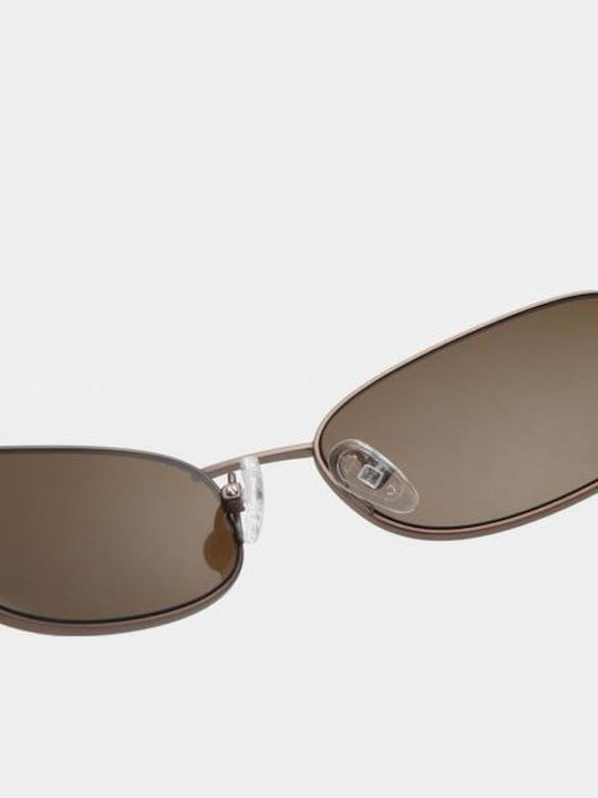 A.Kjaerbede Unisex Sunglasses With Brown Frame KL2508-003