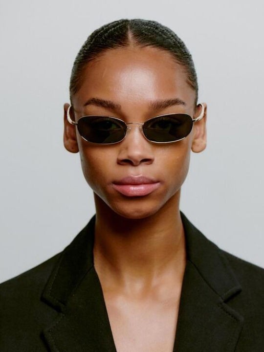 A.Kjaerbede Unisex Sunglasses with Gold Frame KL2508-007