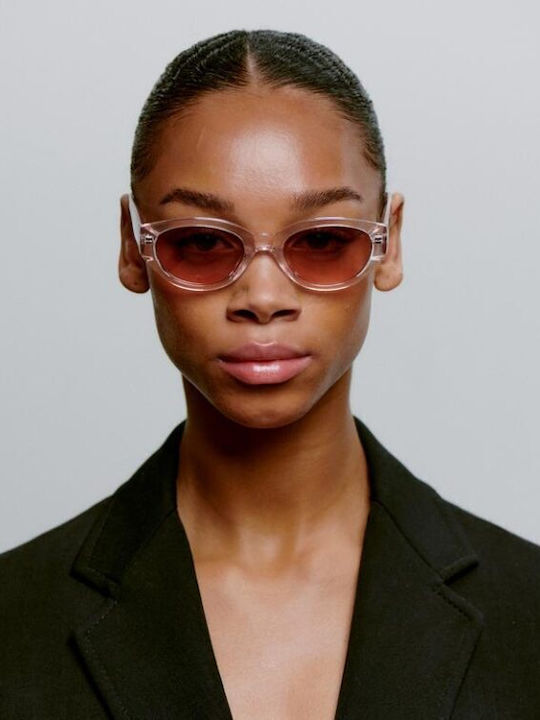 A.Kjaerbede Unisex Sunglasses With Pink Frame And Pink Lens KL18315-23