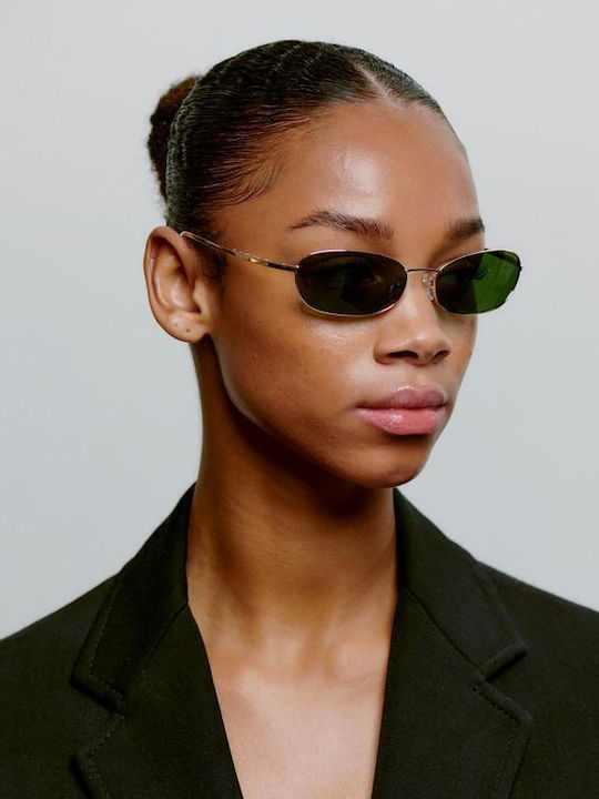 A.Kjaerbede Unisex Sunglasses with Gold Frame KL2508-007