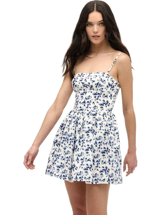 Damenkleid Sommer Mini Weiß