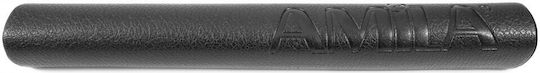 AMILA Rubber Gym Exercise Equipment Floor Mat Black 160x87x0.4cm
