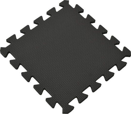 vidaXL Δάπεδα Παζλ Γυμναστηρίου Μαύρα 30x30x1cm 54τμχ