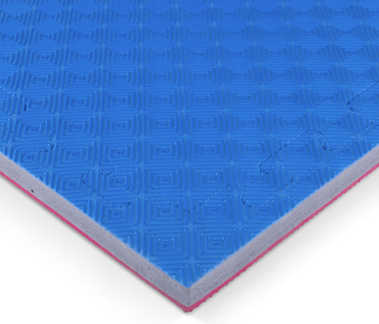 AMILA Double Sided EVA Gym Floor Puzzle Tatami Mat Multicolour 100x100x2.5cm
