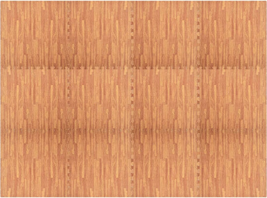 vidaXL Δάπεδα Παζλ Γυμναστηρίου Καφέ 60x60x1cm 12τμχ