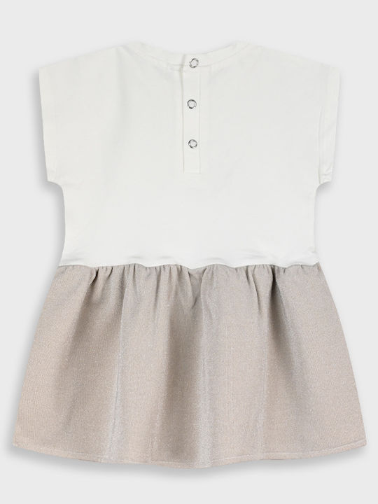Mädchenkleid Ärmellos Vanille