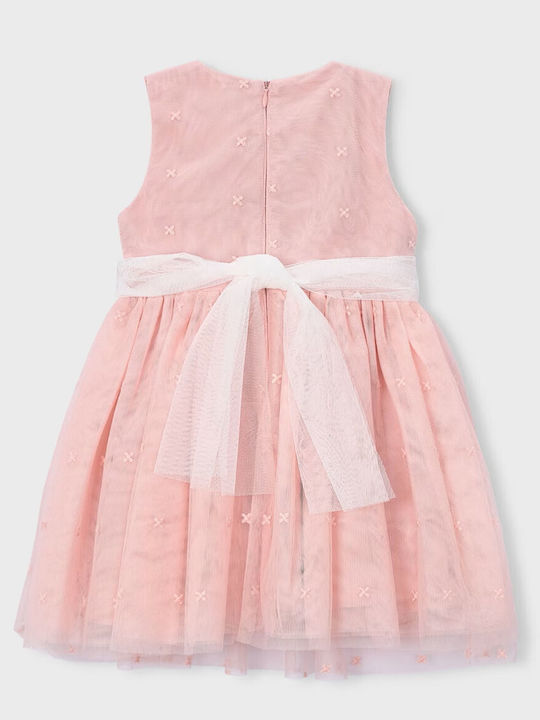 Girls Dress Sleeveless Light Pink