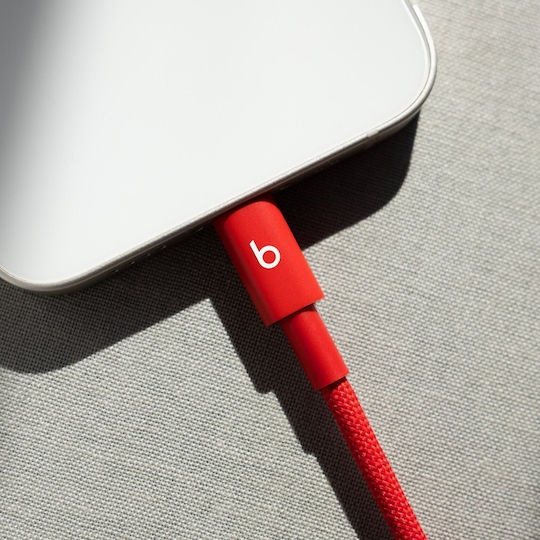 Apple Geflochtenes USB-C zu Lightning Kabel Rot 1,5m MFEH4ZM/A