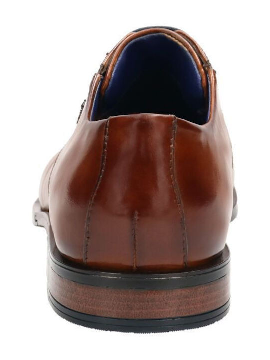 Pantofi Eleganți Pentru Bărbați Din Piele Tabac Maro