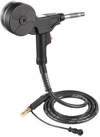Vevor 135amp Spool Gun 3m Cable Replacement Miller Spoolmate 100 11pcs Mig Welding Contact Tips & Er4043 0.9mm Aluminum Mig Welding Wire