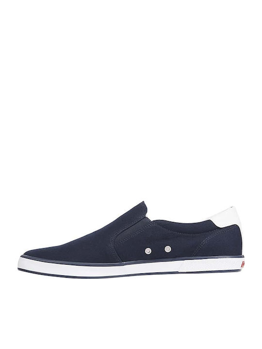 Текстилни Мъжки Slip-On Сини