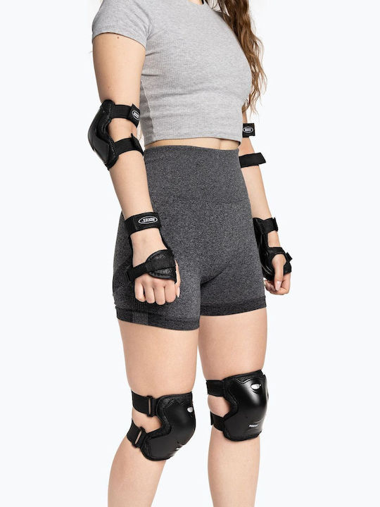 Roces Super Genunchiere pentru Rollers Negre