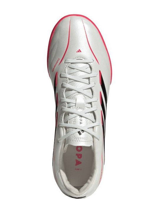 Kids Soccer Cleats League Turf White