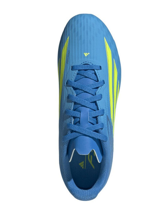 F50 League FG/MG Kids Soccer Cleats Molded Outsole Blue