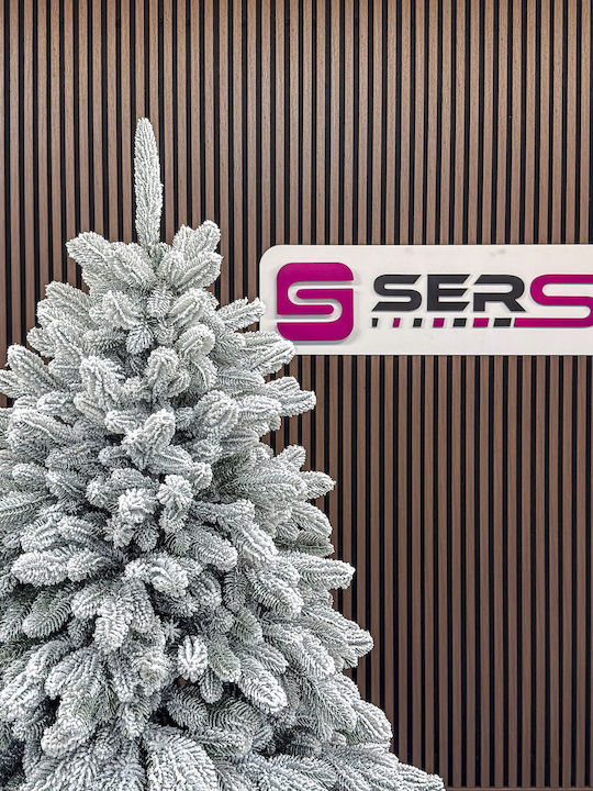 Χριστουγεννιάτικο Δέντρο Laponia Select Snow Στολισμένο 210εκ. Μπλε