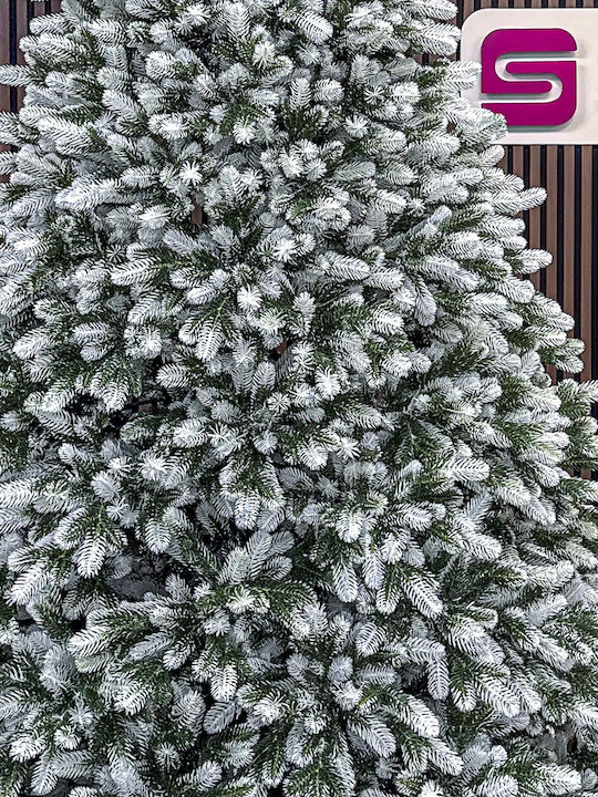 Brad De Crăciun Polar Winter Select Decorat 250cm Alb