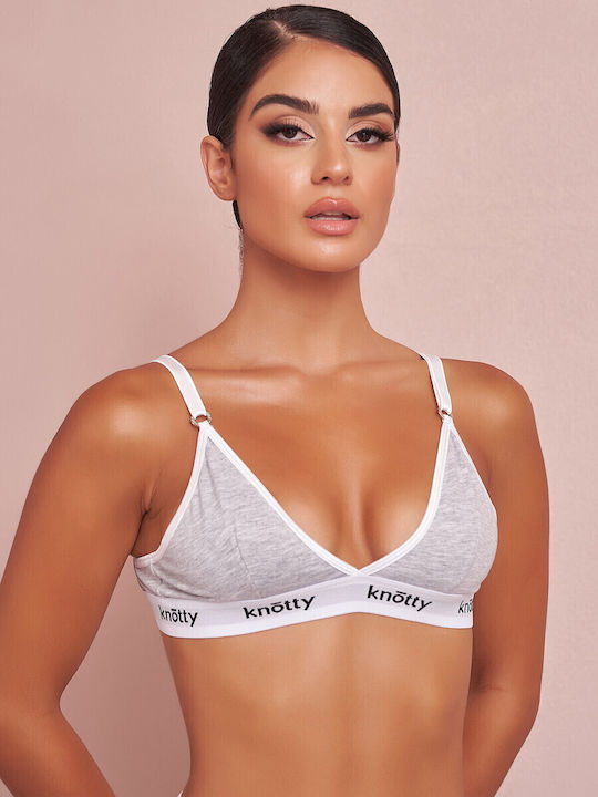 Comfort Women's Bralette Bra Grey