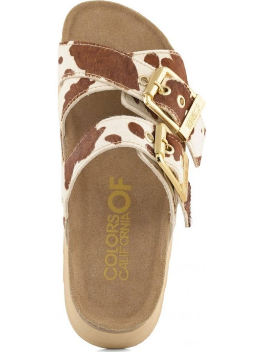 Women's Flat Sandals Gold