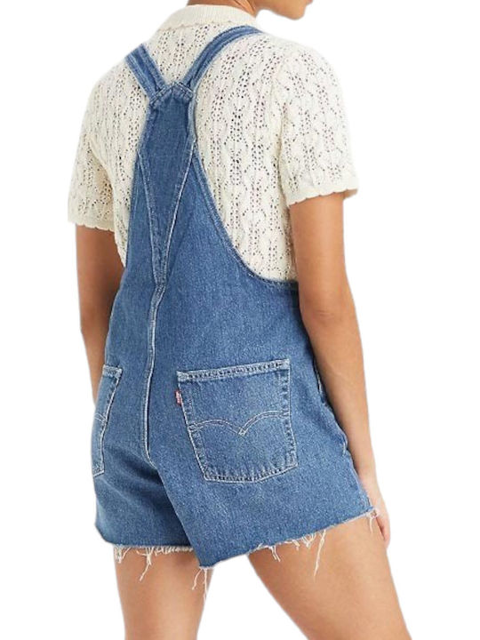 Levis Vintage Shortall Med Indigo-worn In - Mend Me Not 523330050 - Mend Me Not