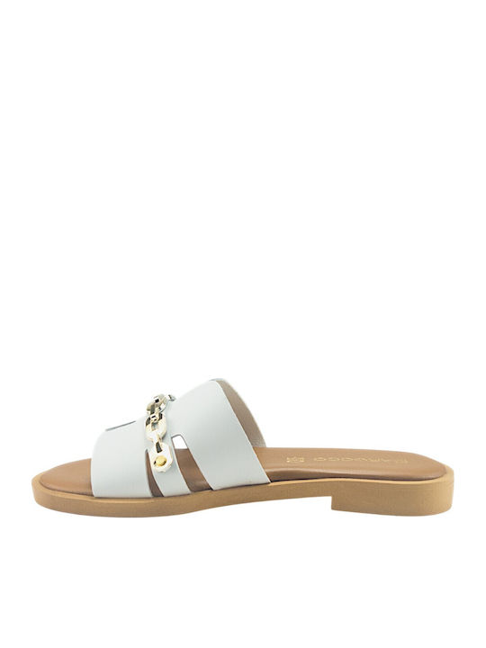 Women's Flat Sandals White