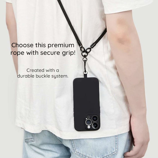 Techsuit Rope Crossbody Strap Rcs1-08 Phones Champagne Mist