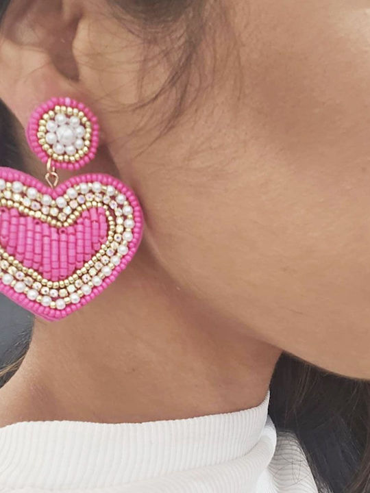 Awear Earrings Studs Fuchsia
