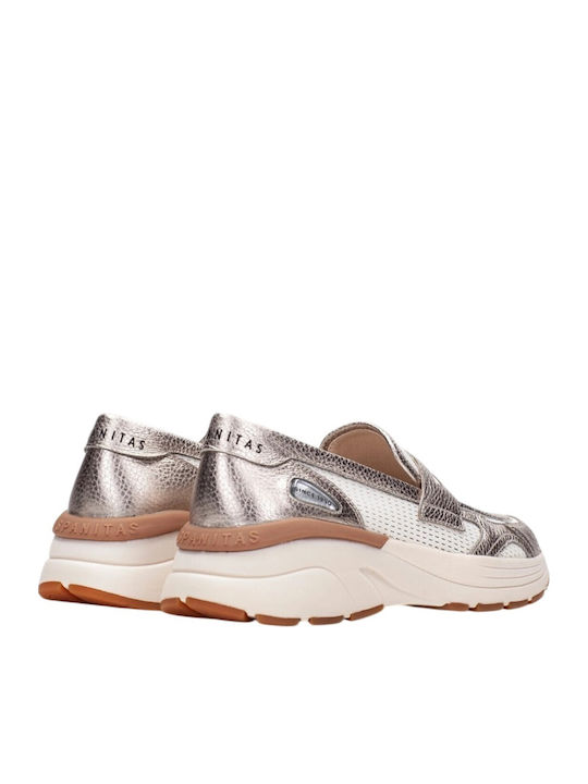 Women's Anatomic Sneakers White / Gold