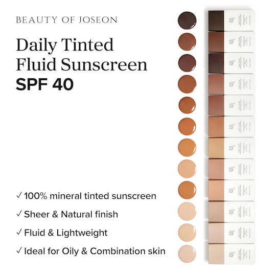 Beauty of Joseon Daily Tinted Αντηλιακή Λοσιόν Προσώπου SPF40 με Χρώμα #MP200 50ml